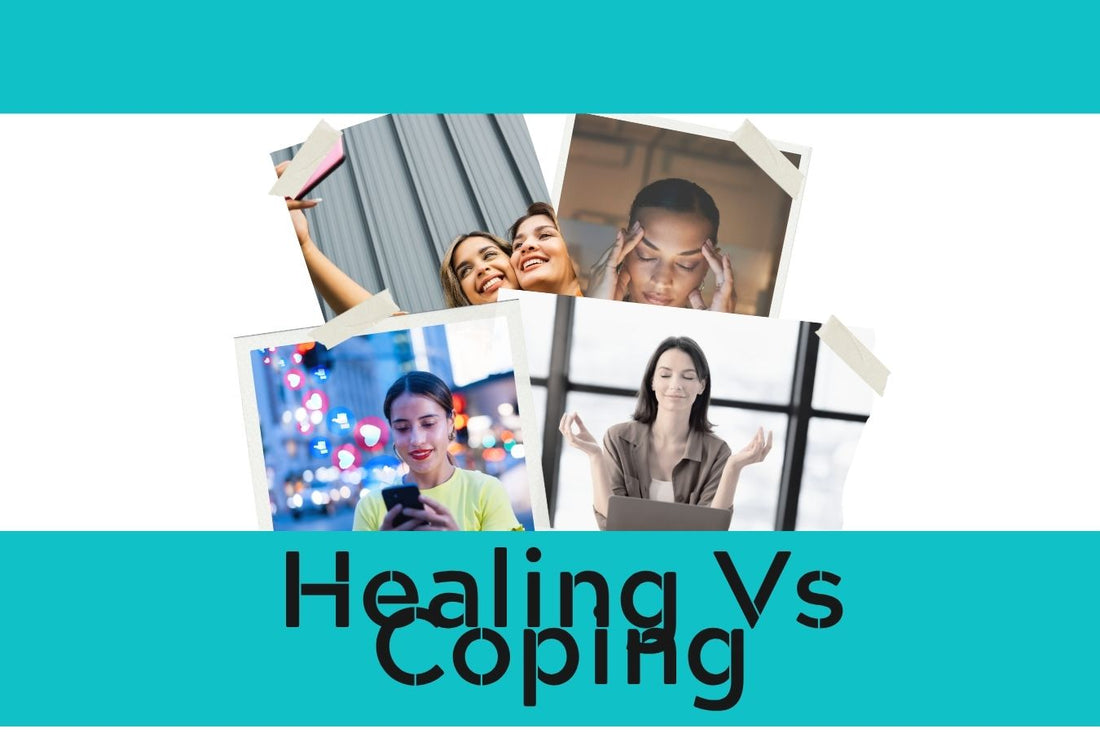 a mindful exploration of how social media habits can blur the line between true healing and emotional coping, with guidance on mindful scrolling, self-awareness, and reclaiming authentic healing offline.