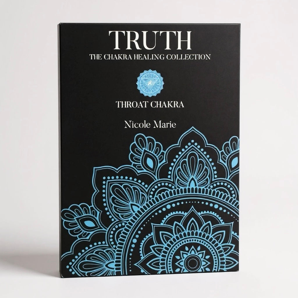 Truth Shadow Work Journal for Throat Chakra healing, created to support authentic expression, clear communication, self-honesty, and emotional clarity during deep inner work.