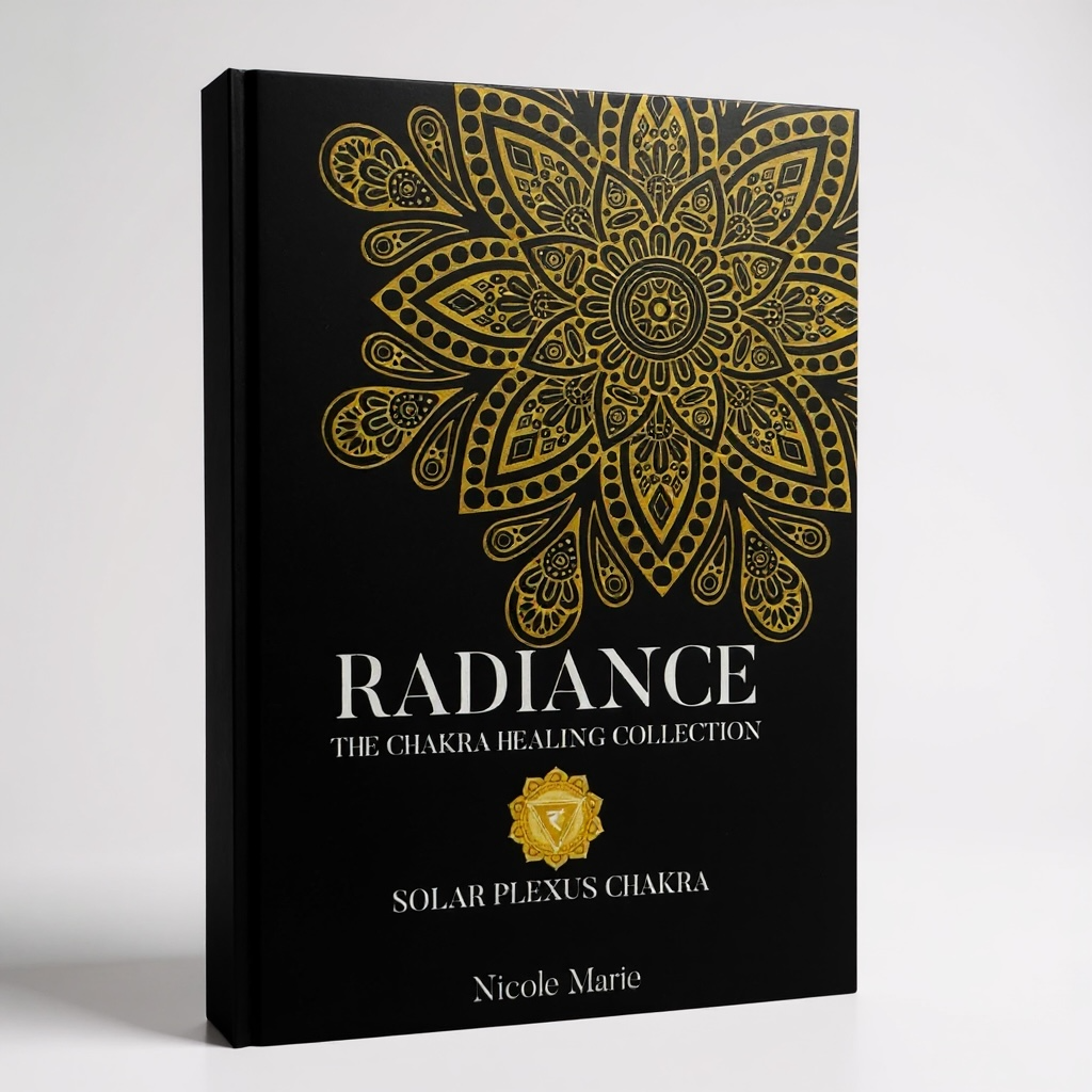 Radiance Shadow Work Journal for Solar Plexus Chakra healing, featuring a bright, empowering design that supports self-worth, confidence, and emotional clarity during inner healing work.