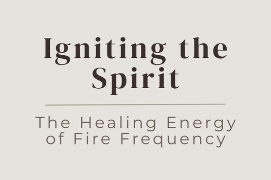 blog cover image "Igniting the Spirit: The Healing Energy of Fire Frequency" fire energy, transformation, energy healing, passion, spiritual awakening