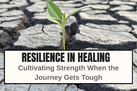 Blog banner for Resilience in Healing: cultivating inner strength, overcoming challenges, and nurturing personal power during your healing journey.