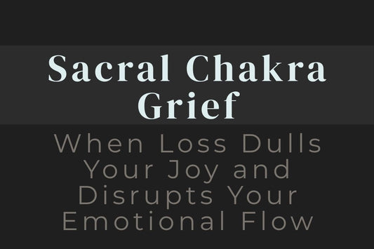 blog image cover "Root Chakra Grief: How Loss Shakes Your Sense of Safety" root chakra, grief healing, emotional safety, grounding, trauma healing, stability, nervous system regulation