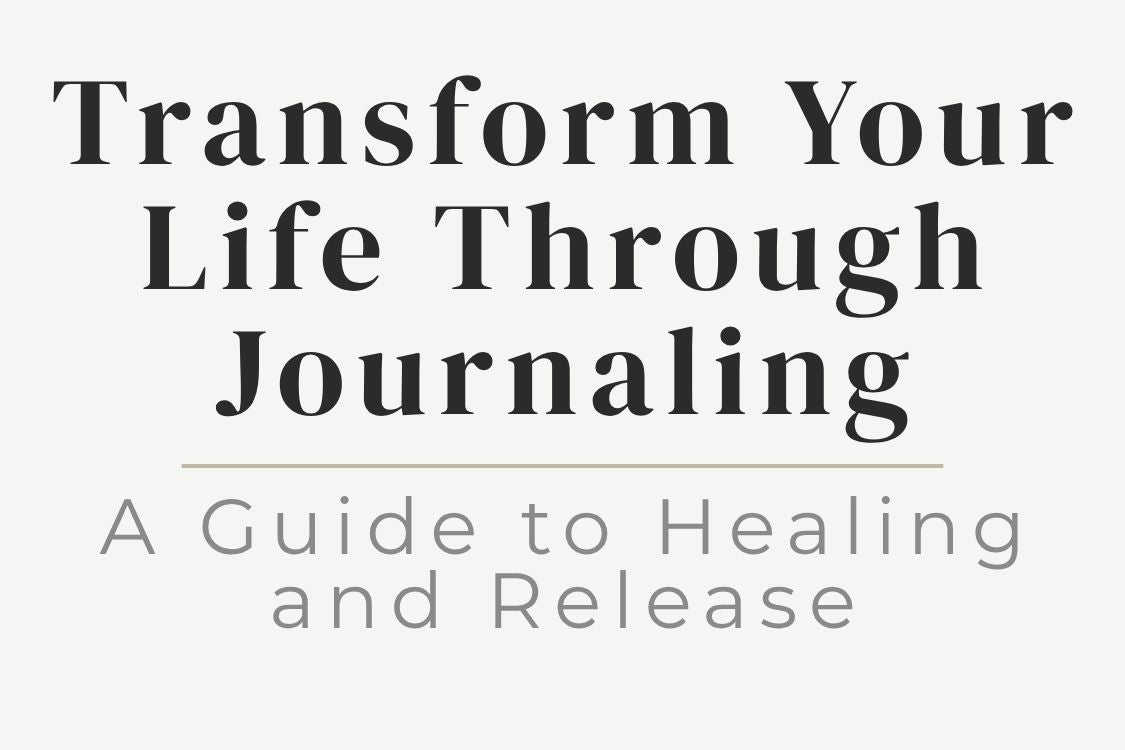 Healing Through Journaling: How Writing Helps You Release and Grow ...