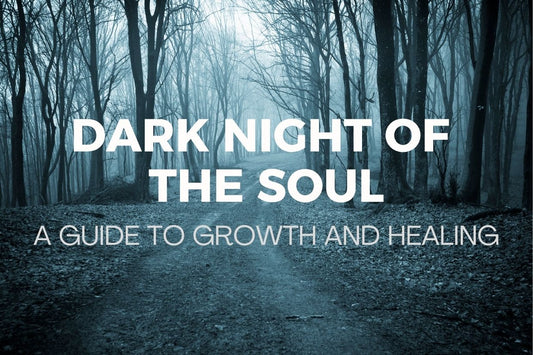 Blog banner for Dark Night of the Soul: guide to growth, healing, and personal transformation through reflective practices.