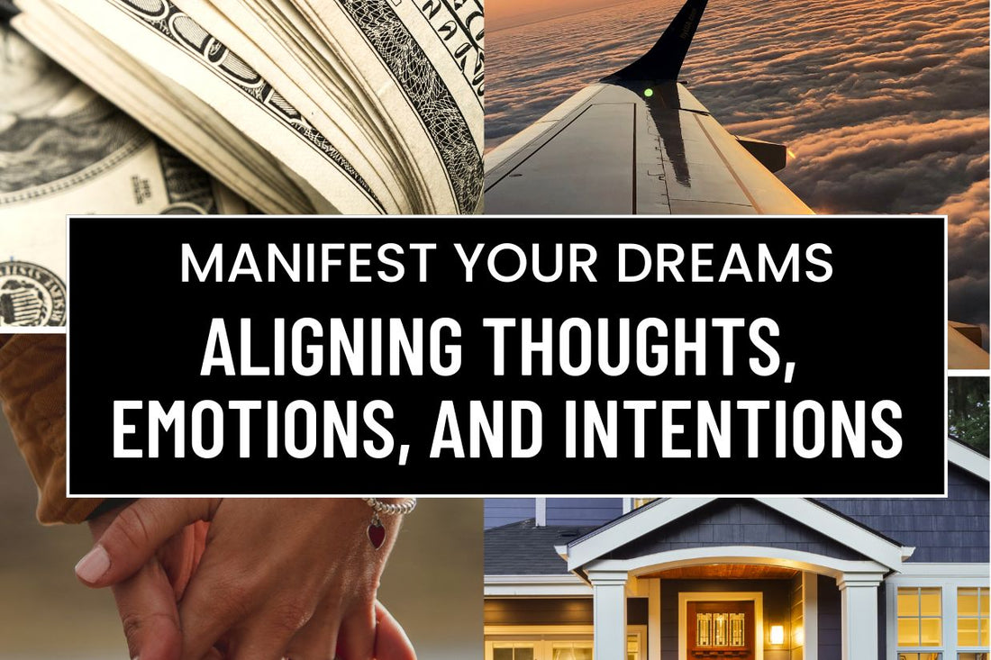 Blog banner for Manifest Your Dreams: aligning thoughts, emotions, and intentions to attract goals and live in energetic harmony.
