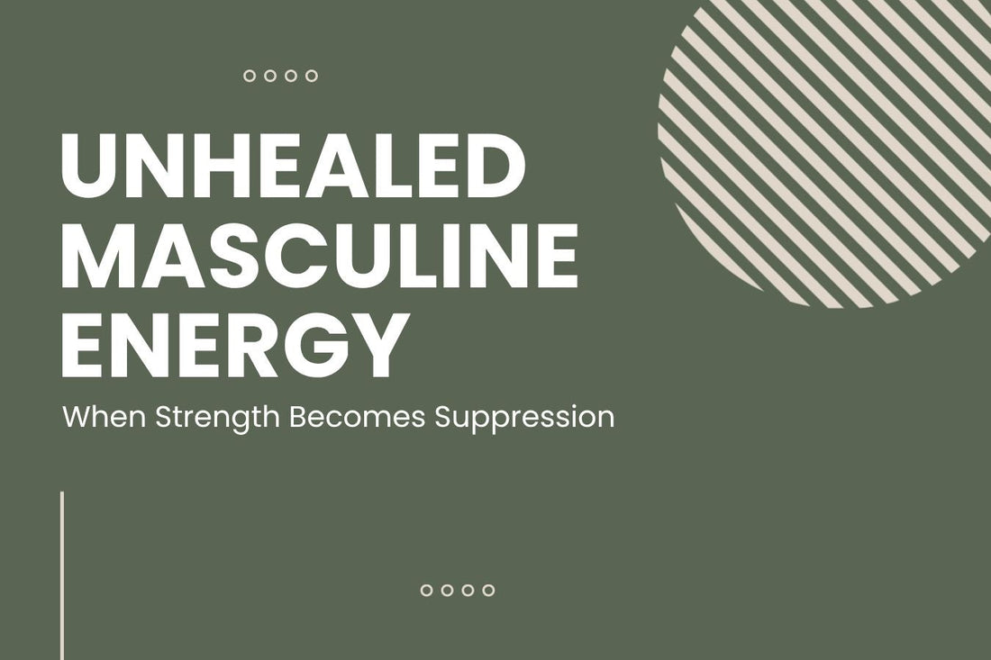Healing unhealed masculine energy with shadow work, self-reflection, and energy-clearing practices.
