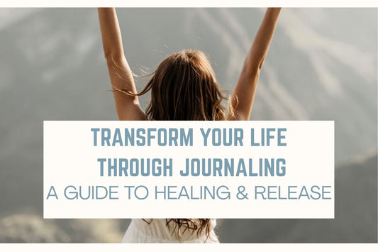 Blog banner for Transform Your Life Through Journaling: A Guide to Healing and Release, exploring how journaling supports emotional release and personal growth.