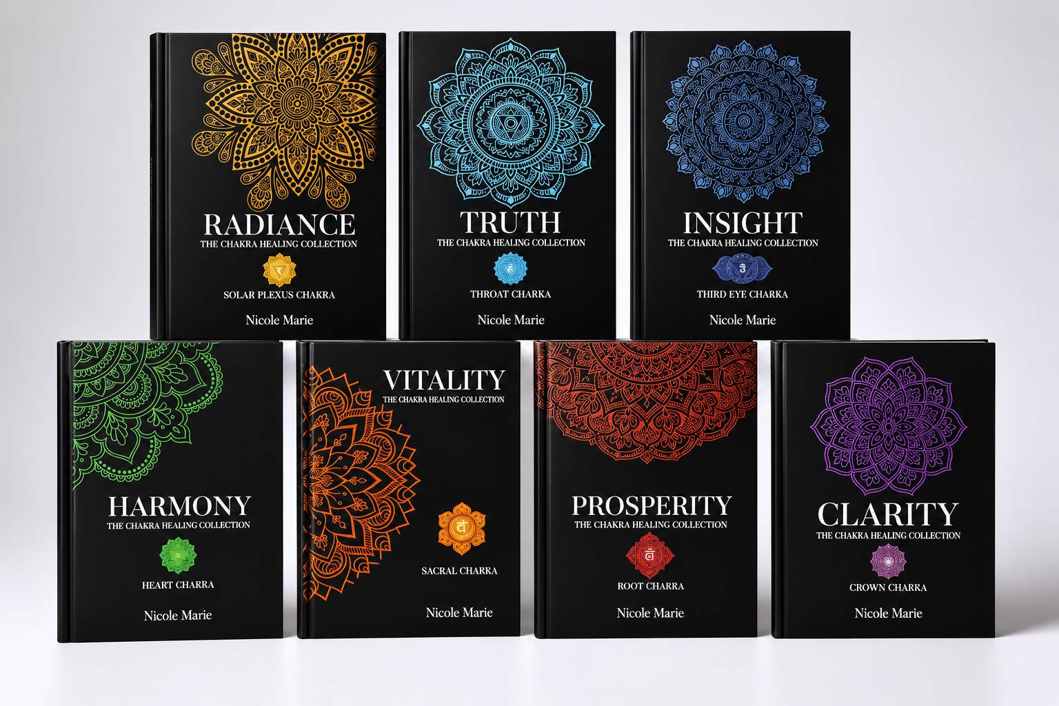 The Chakra Healing Journal Collection of shadow work journals for chakra healing, self-reflection, and emotional wellness