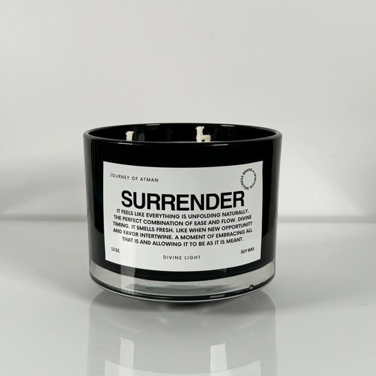 Surrender Affirmation candle