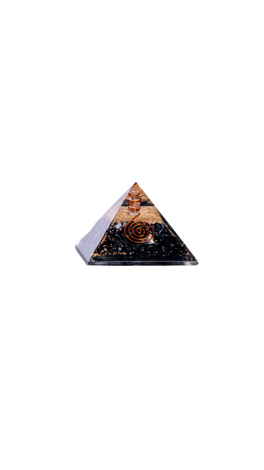 Black Tourmaline Orgonite Pyramid
