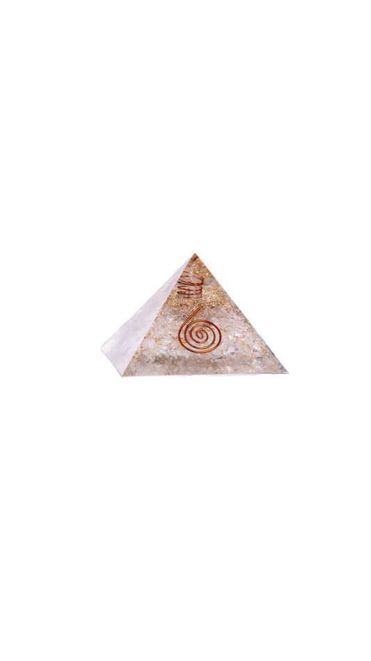 Clear Quartz Orgonite Pyramid