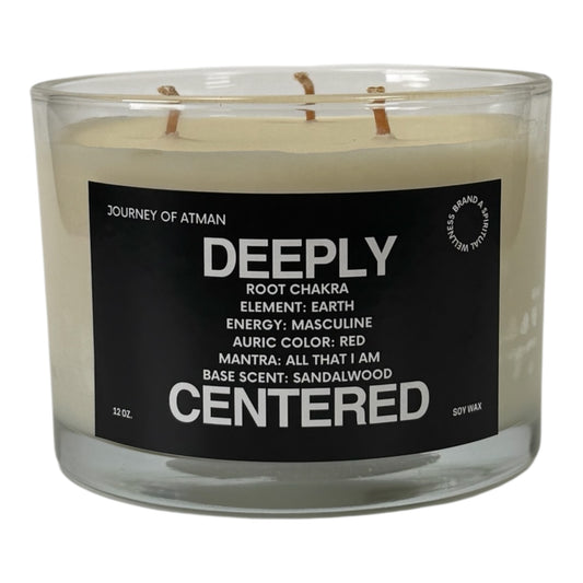 Deeply Centered – Root Chakra Healing Candle