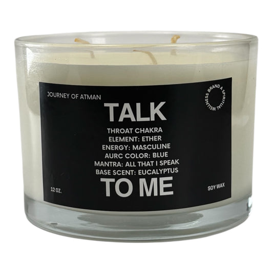 Talk To Me – Throat Chakra Healing Candle