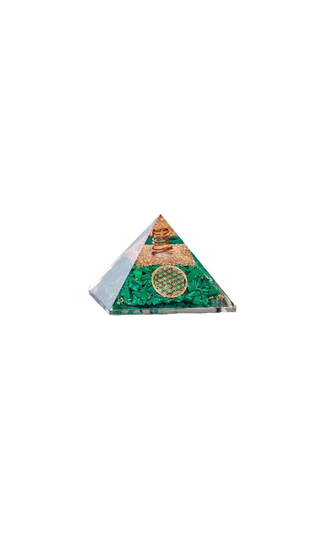 Malachite Orgonite Pyramid