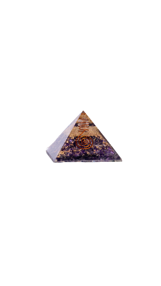 Amethyst Orgonite Pyramid